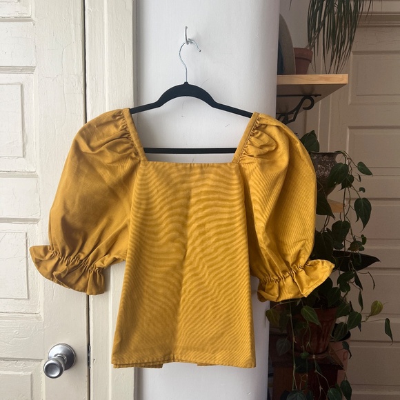 Nikki Chasin Yellow Blouse - Picture 6 of 8